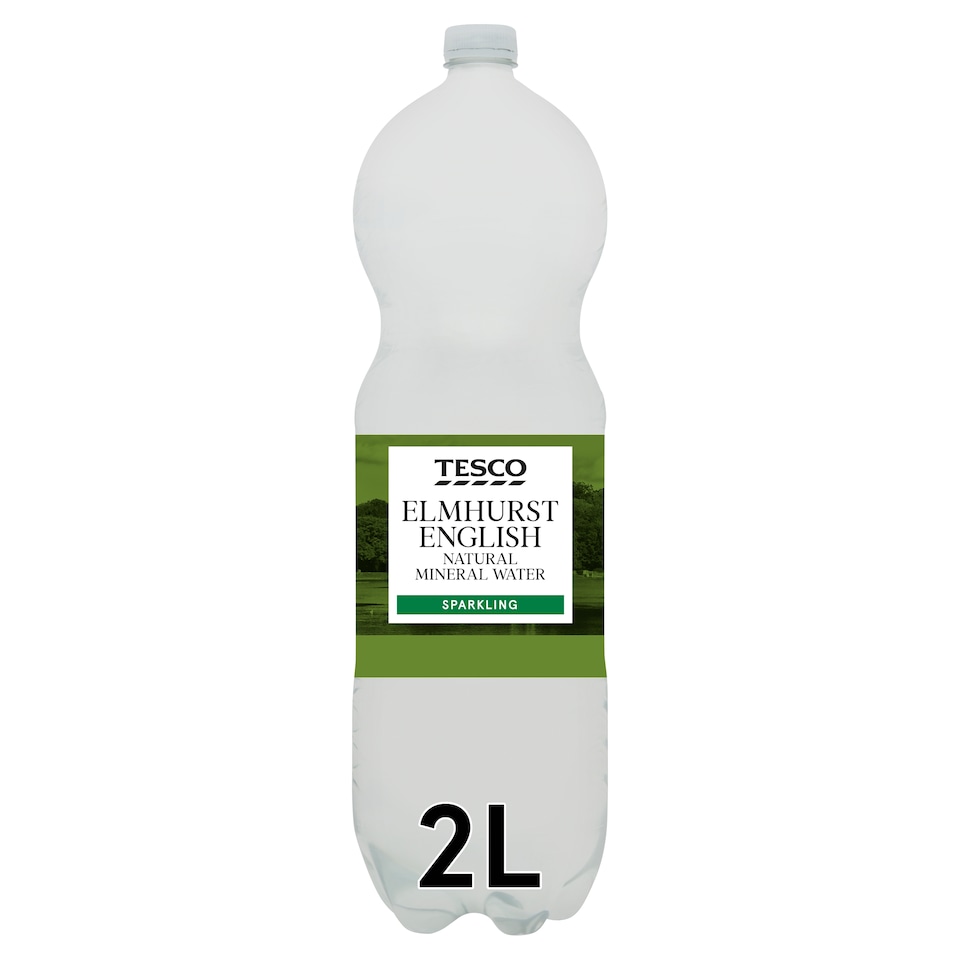 Tesco Elmhurst English Natural Mineral Sparkling Water 2L