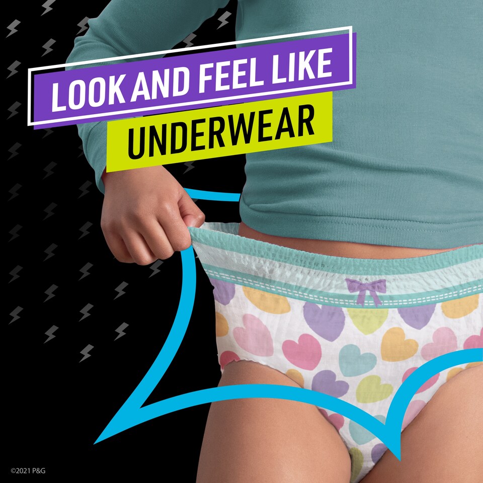 image 1 of PAMPERS NINJAMA PYJAMA PANTS FOR GIRLS 4-7 YEARS 10 pcs