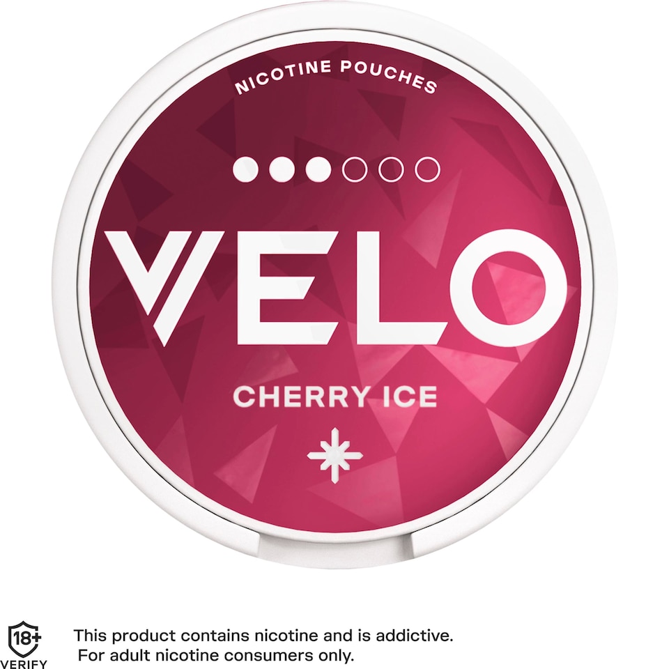 image 1 of Velo Nicotine Pouches - Cherry Ice 10mg 20 Pack
