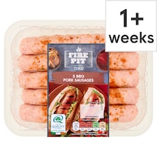 Tesco Fire Pit 5 BBQ Pork Sausages 353g
