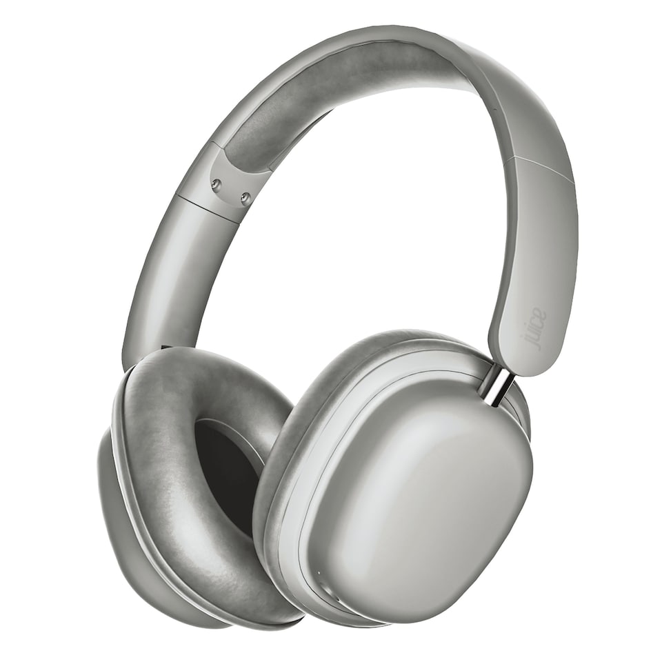 image 1 of JUICE PACE BT WIRELESS OVER EARS HEADPHONES GREY