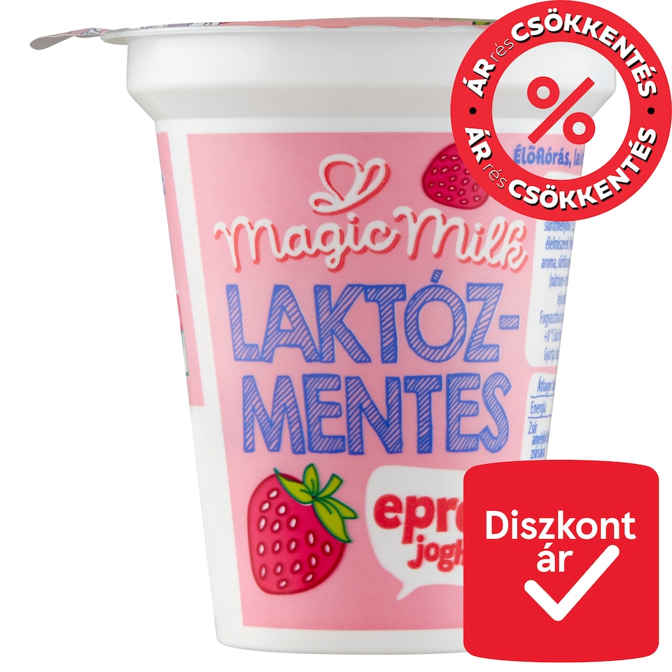 Magic Milk laktózmentes epres joghurt 150 g  1. kép