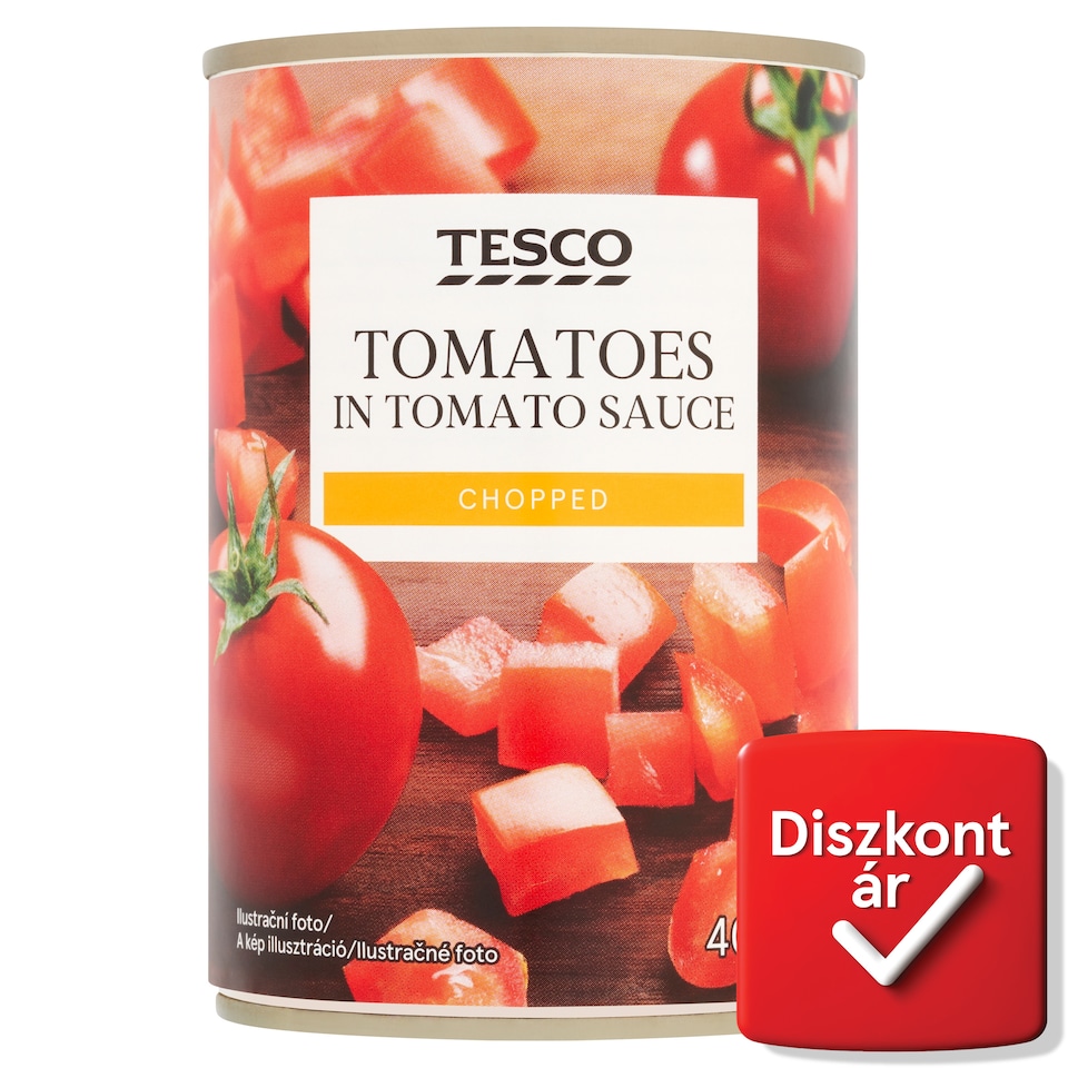 Tesco darabolt paradicsom paradicsomszószban 400 g