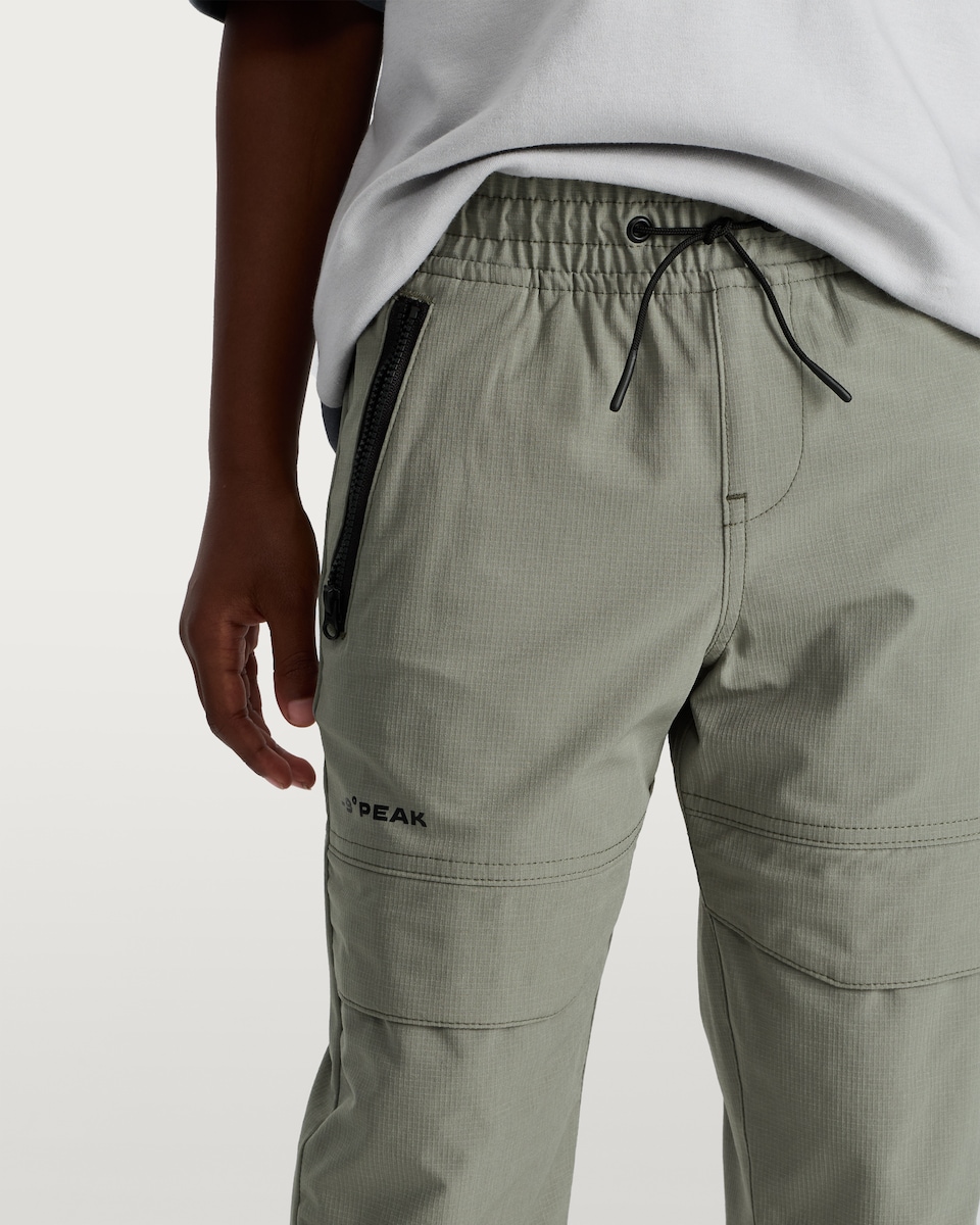 image 1 of 9 Peaks Cuffed Cargo Joggers in Khaki