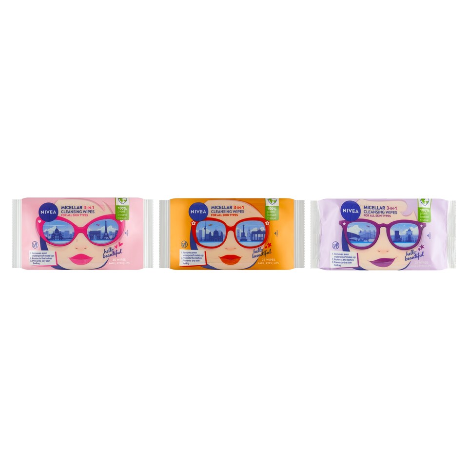 image 1 of Nivea Micellar Cleansing Wipes 3in1 25 pcs
