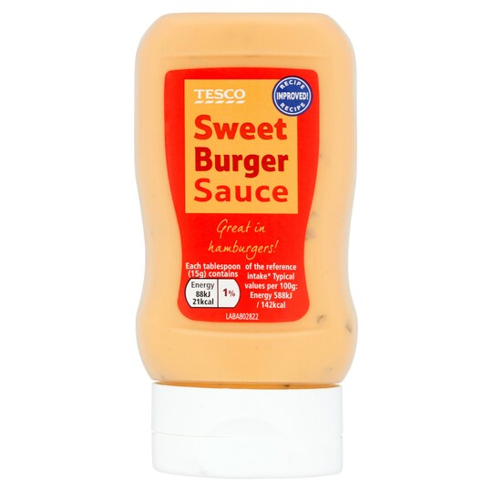 TESCO SWEET BURGER SAUCE 290G Tesco Groceries