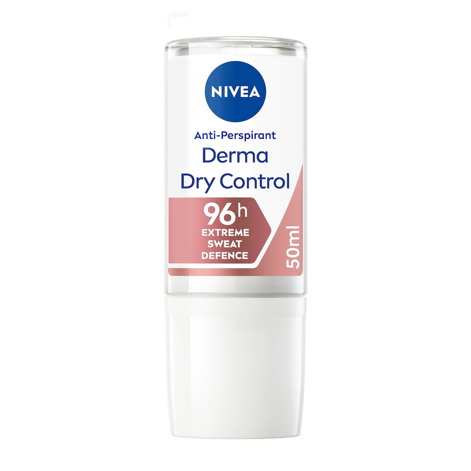 image 1 of NIVEA Derma Dry Control Antiperspirant Roll-On 50ml