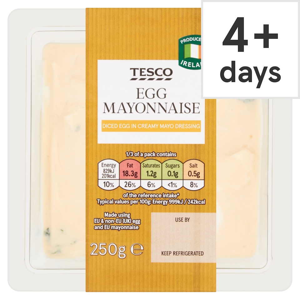 Tesco Egg Mayonnaise 250G