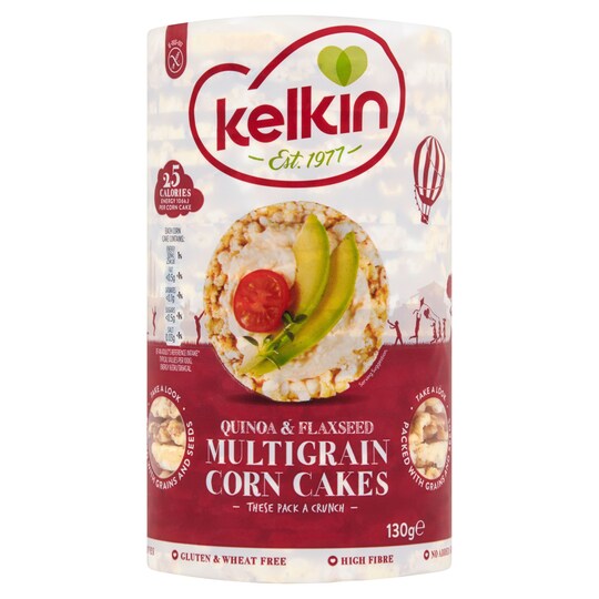 Kelkin Multigrain Corn Cakes 130G Tesco Groceries