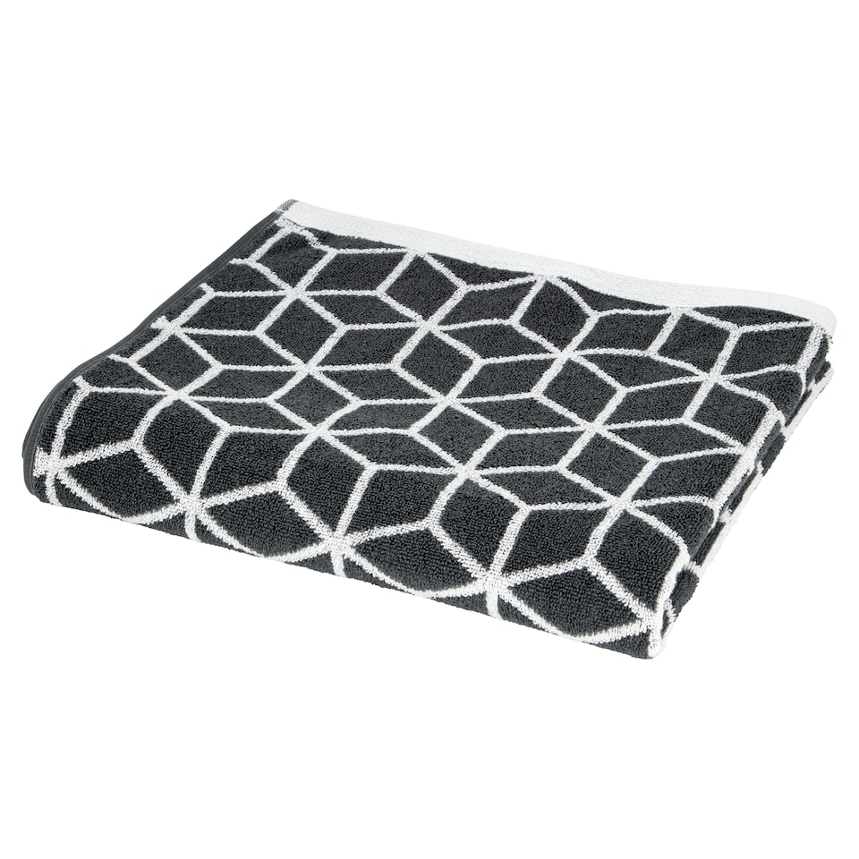 image 1 of F&F Home Diamond Geo Bath Towel