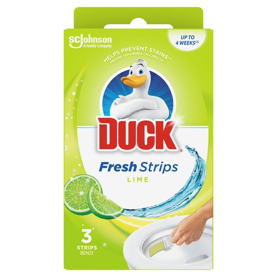 image 1 of Duck Fresh Toilet Strips Lime 3 x 9g
