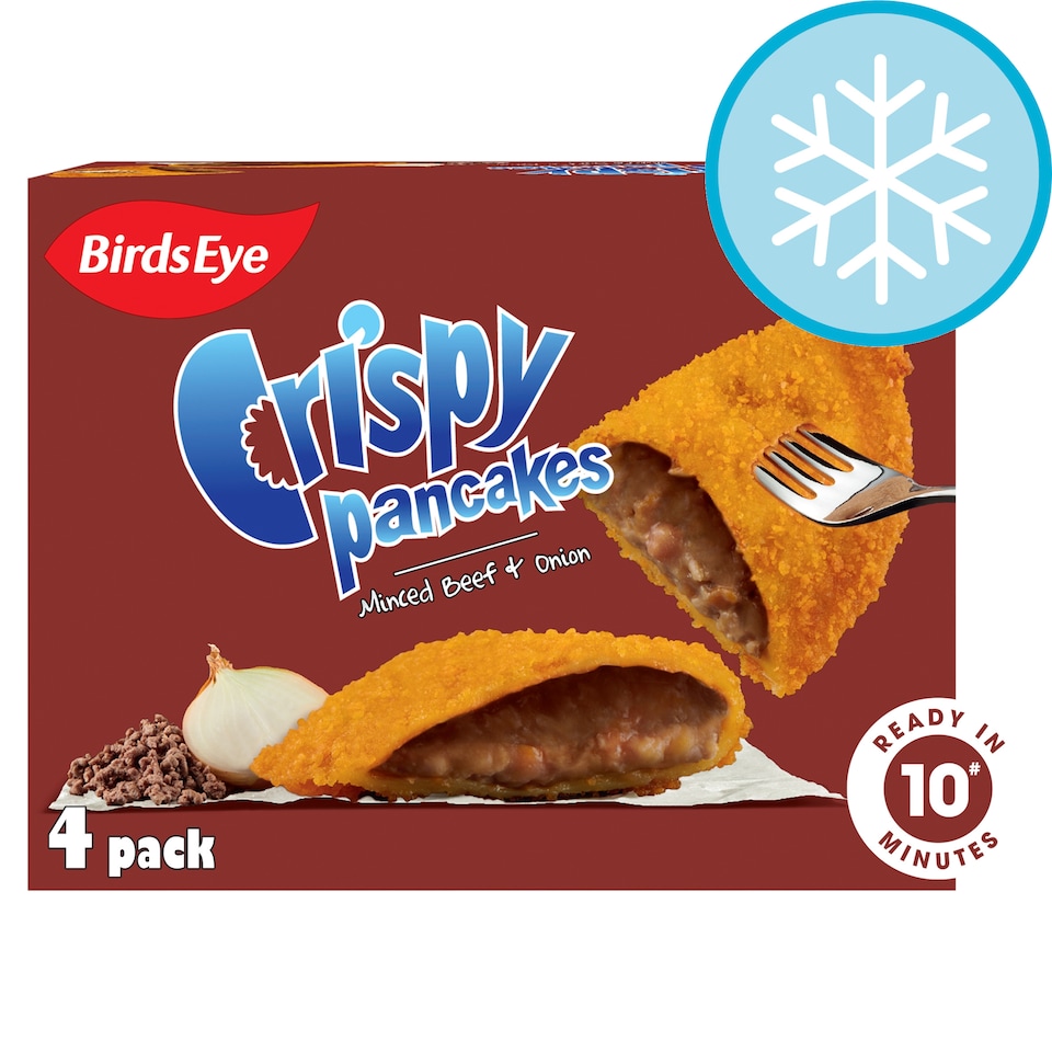 Birds Eye 4 Crispy Pancakes Minced Beef & Onion 250G