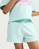 image 2 of F&F Girls Pure Cotton Drawstring Shorts in Turquoise