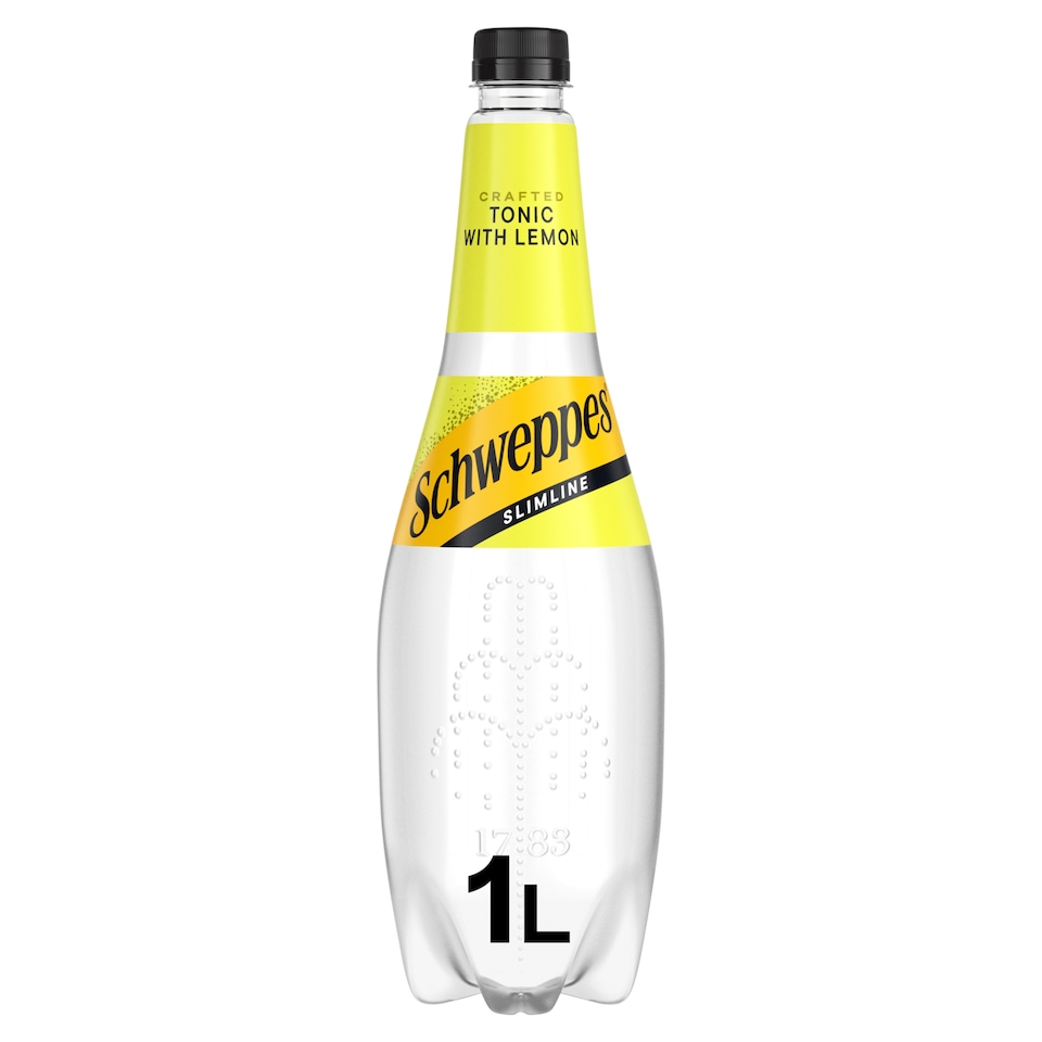 image 1 of Schweppes Slimline Tonic Water With Lemon Zest 1L