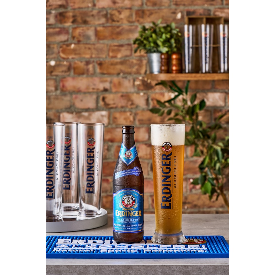 image 1 of Erdinger Alkoholfrei Alcohol Free Wheat Beer Bottle 500ml