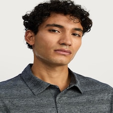 F&F Active Regular Fit Short Sleeved Polo Shirt in Grey