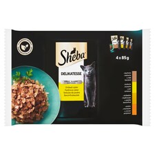 Sheba Delikatesse Poultry Selection in Jelly 4 x 85 g (340 g)