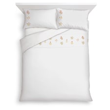 Tesco Floral Embroidery Duvet Set Kingsize