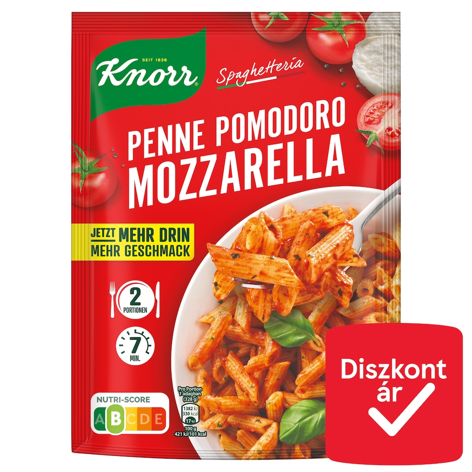 Knorr Spaghetteria Penne Pomodoro Mozzarella Pasta in Tomato Mozzarella Sauce 181 g