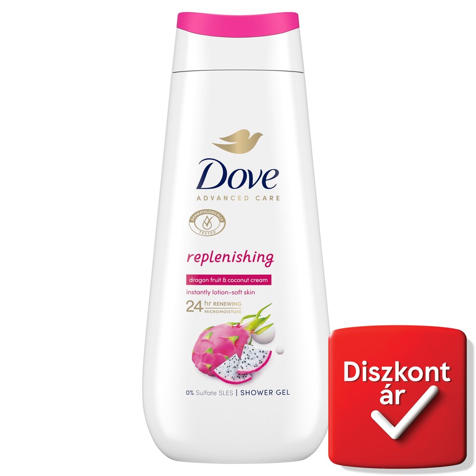 Dove Advanced Care Dragon Fruit & Coconut Cream Shower Gel 225 ml