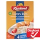 Riceland Gyors Rizs "A" minőségű hosszúszemű hántolt rizs 4 x 100 g (400 g)  1. kép