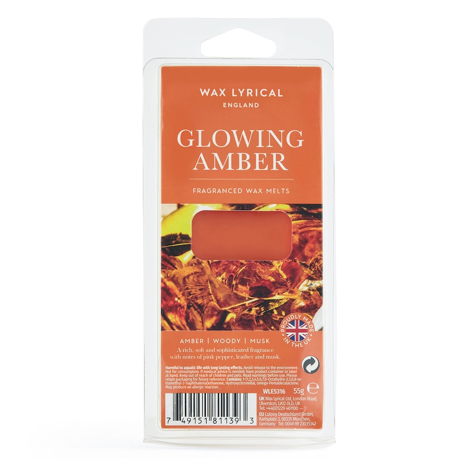 Wax Lyrical Glowing Amber Wax Melt 55g