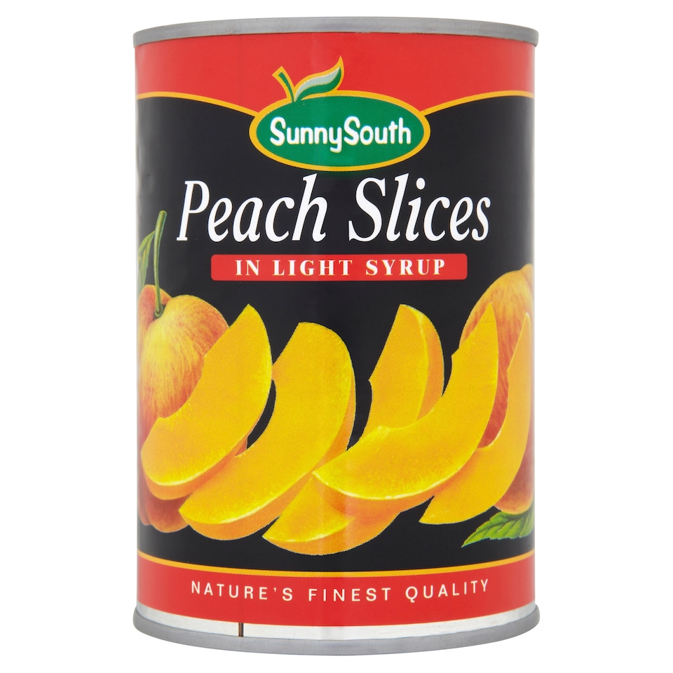 Sunny South Peach Slices In Syrup 410G