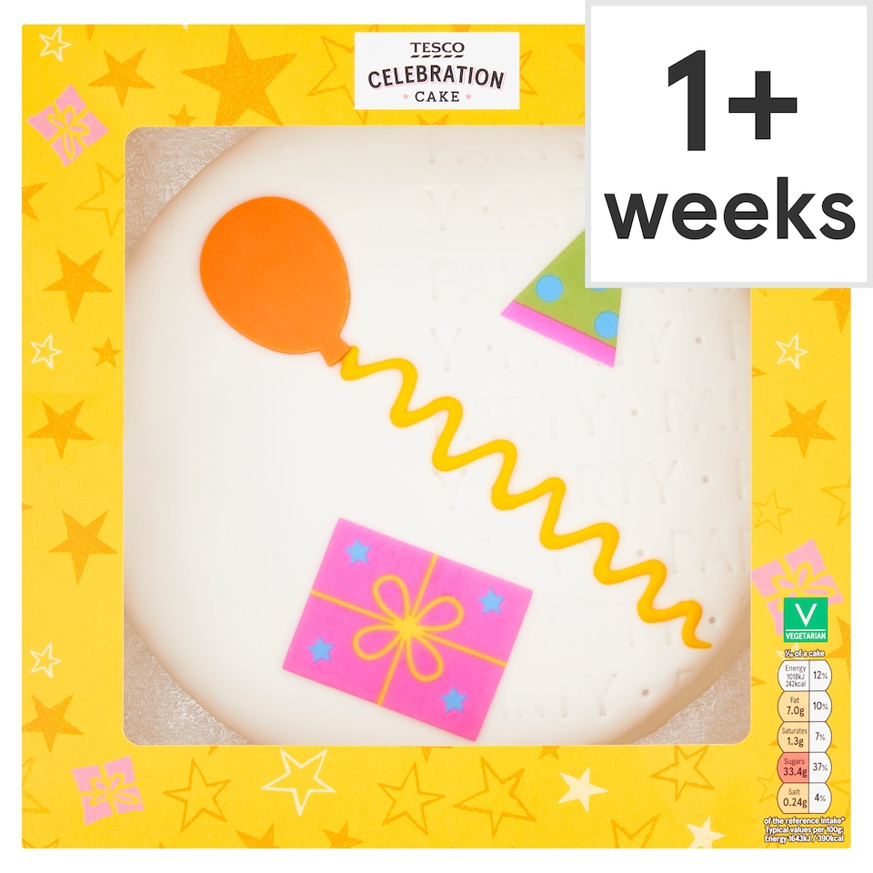 Tesco Celebration Cake - Buttercream and Raspberry Jam