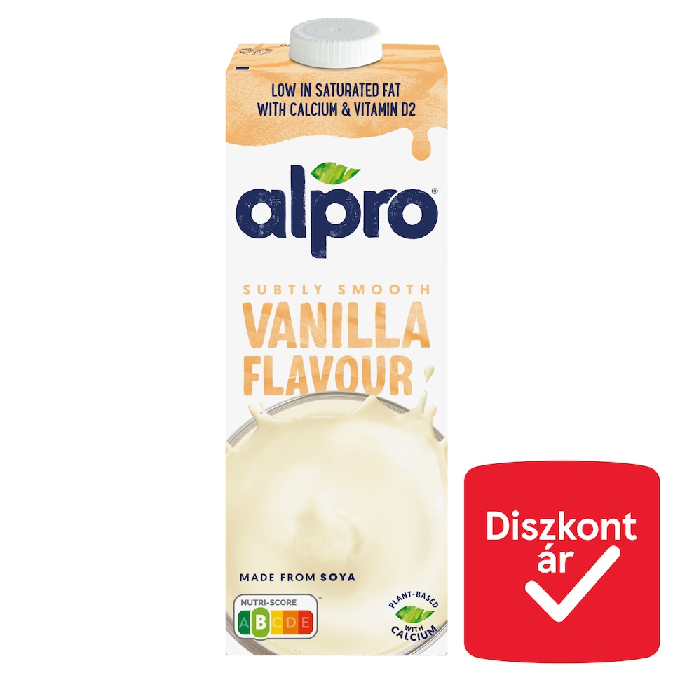 Alpro vaníliaízű szójaital hozzáadott kalciummal és vitaminokkal 1 l