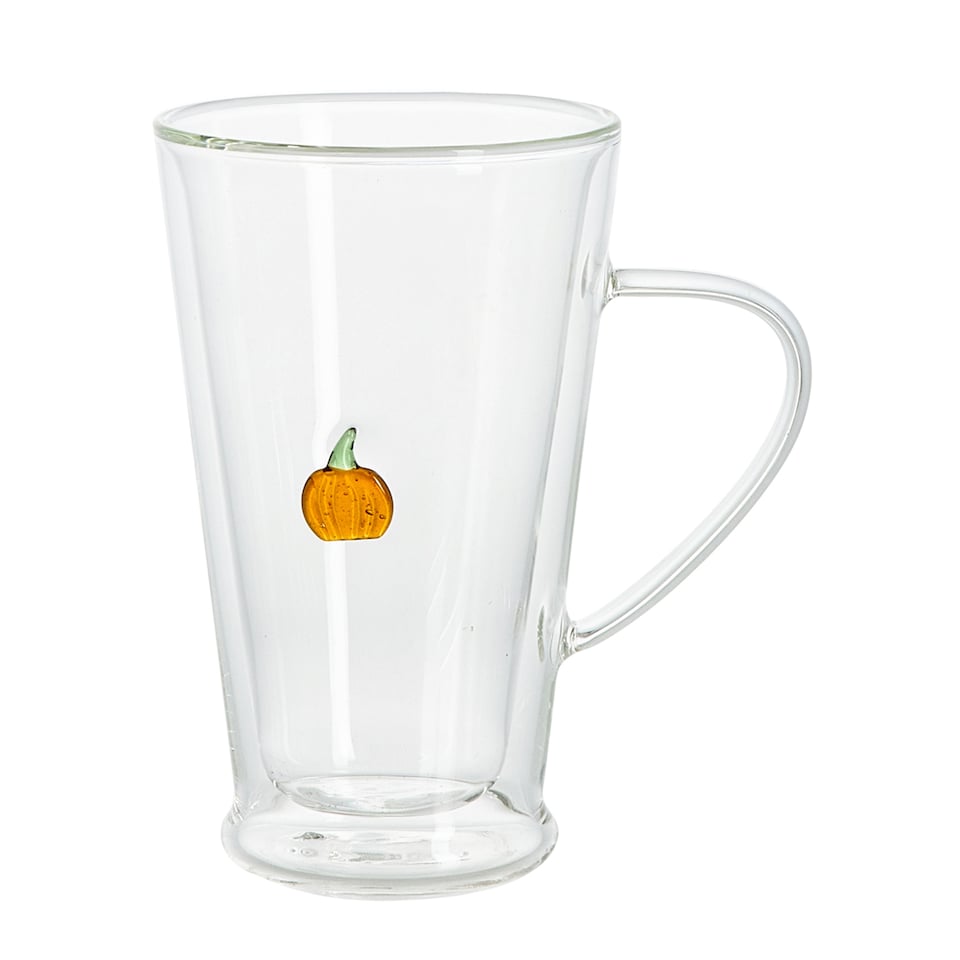 F&F Home Pumpkin Latte Glass