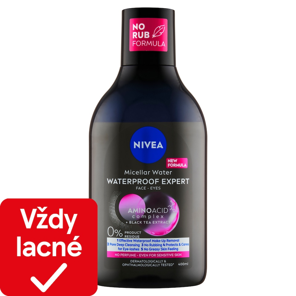 obrázok 1 z Nivea Waterproof Expert Dvojfázová expertná micelárna voda 400 ml