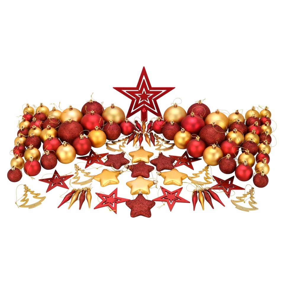 Tesco Traditional Hanging Decoration 100 Pack