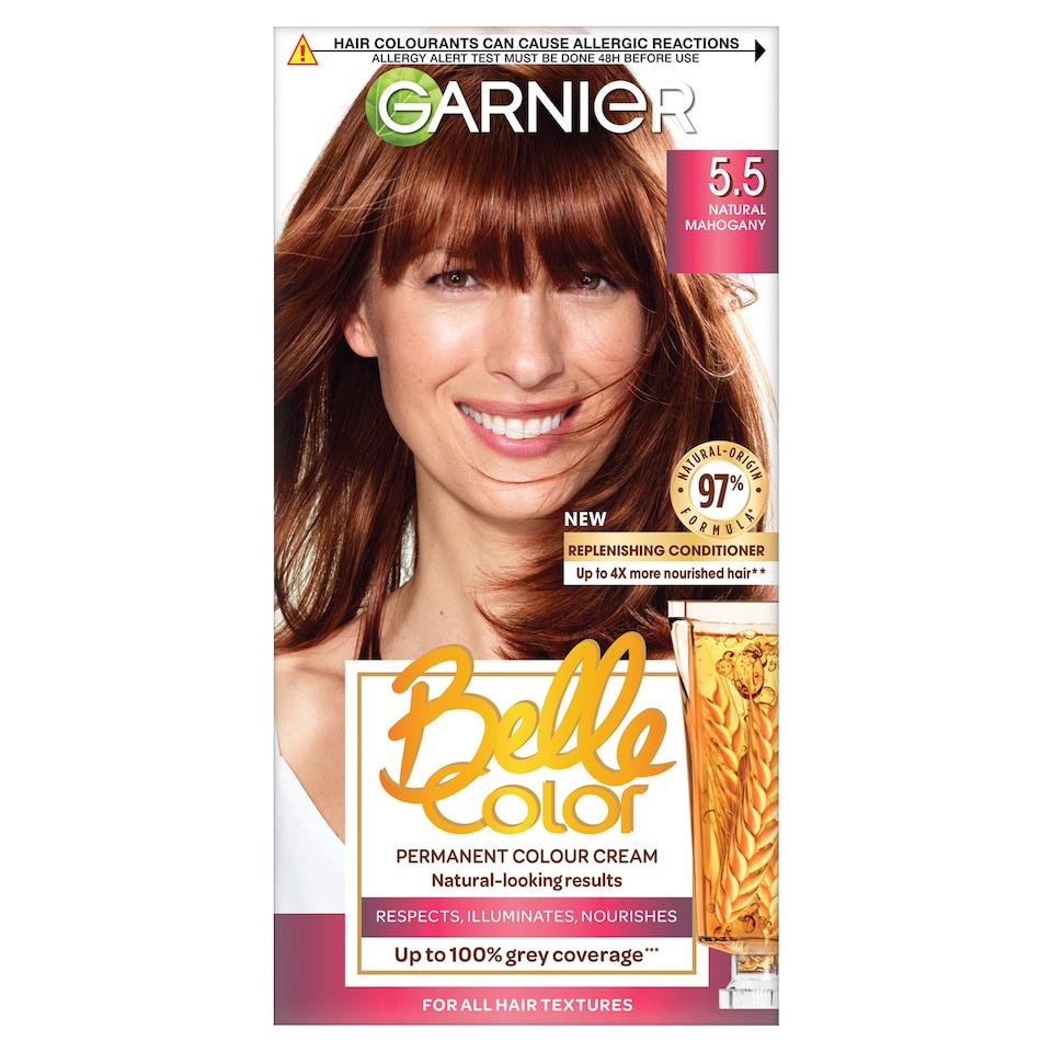 image 1 of Garnier Belle Colour 5.5 Natural Light Auburn Permanent Hair Dye