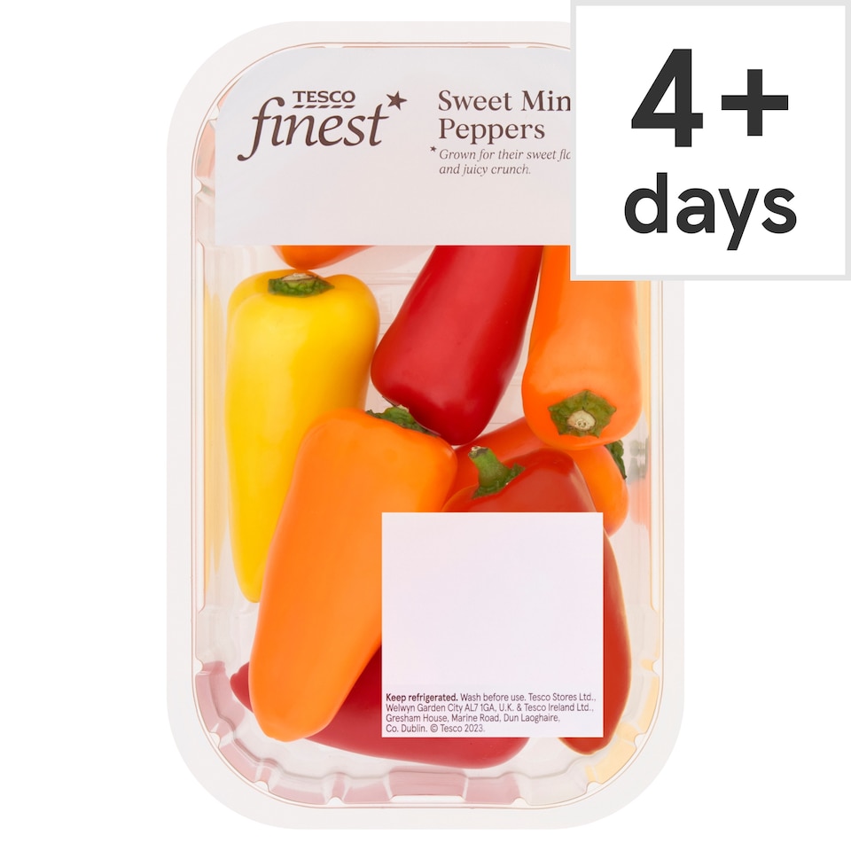 Tesco Finest Sweet Mini Peppers 220G