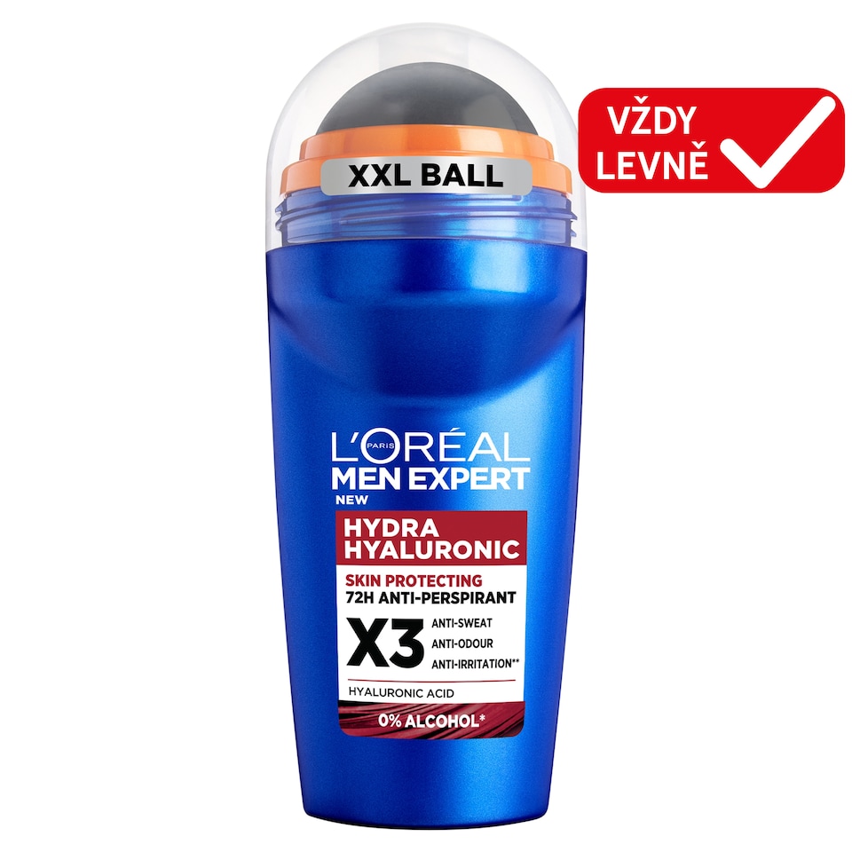 L'Oréal Paris Men Expert Hydra Hyaluronic Roll-On Antiperspirant 50ml   