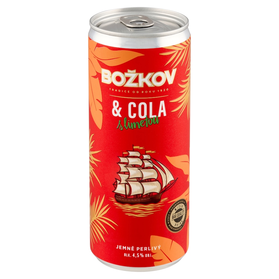 Obrázek 1 pro produkt Božkov Originál & cola s limetou 250ml