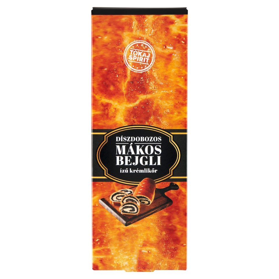 image 1 of Tokaj Spirit Gift Boxed Poppy Seed Bagel Flavoured Cream Liqueur 15% 500 ml