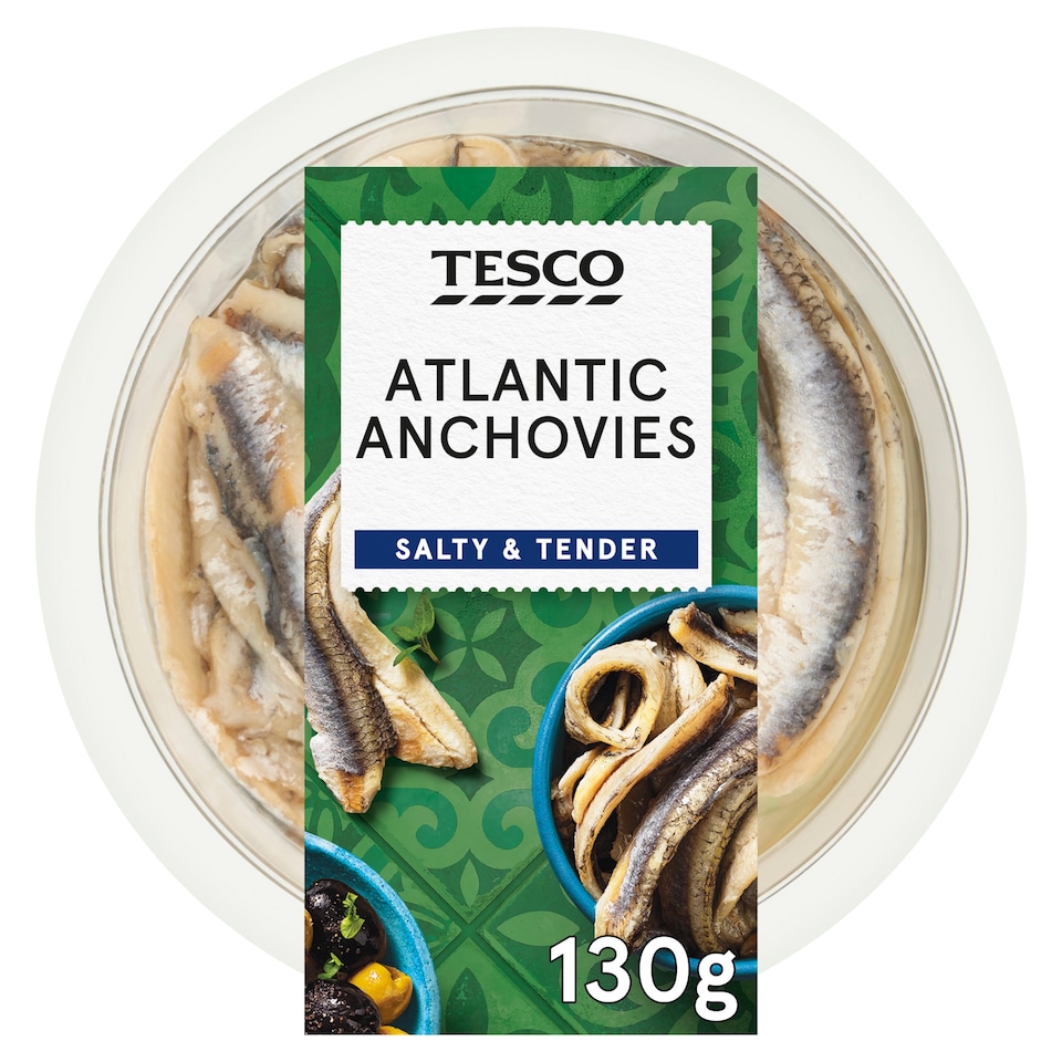 Tesco Atlantic Anchovies 130g