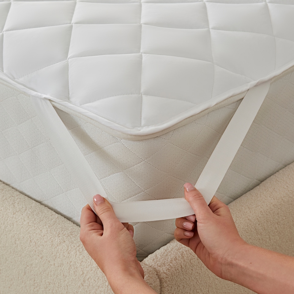 image 1 of Silentnight Cool Genie White Mattress Topper - Super King