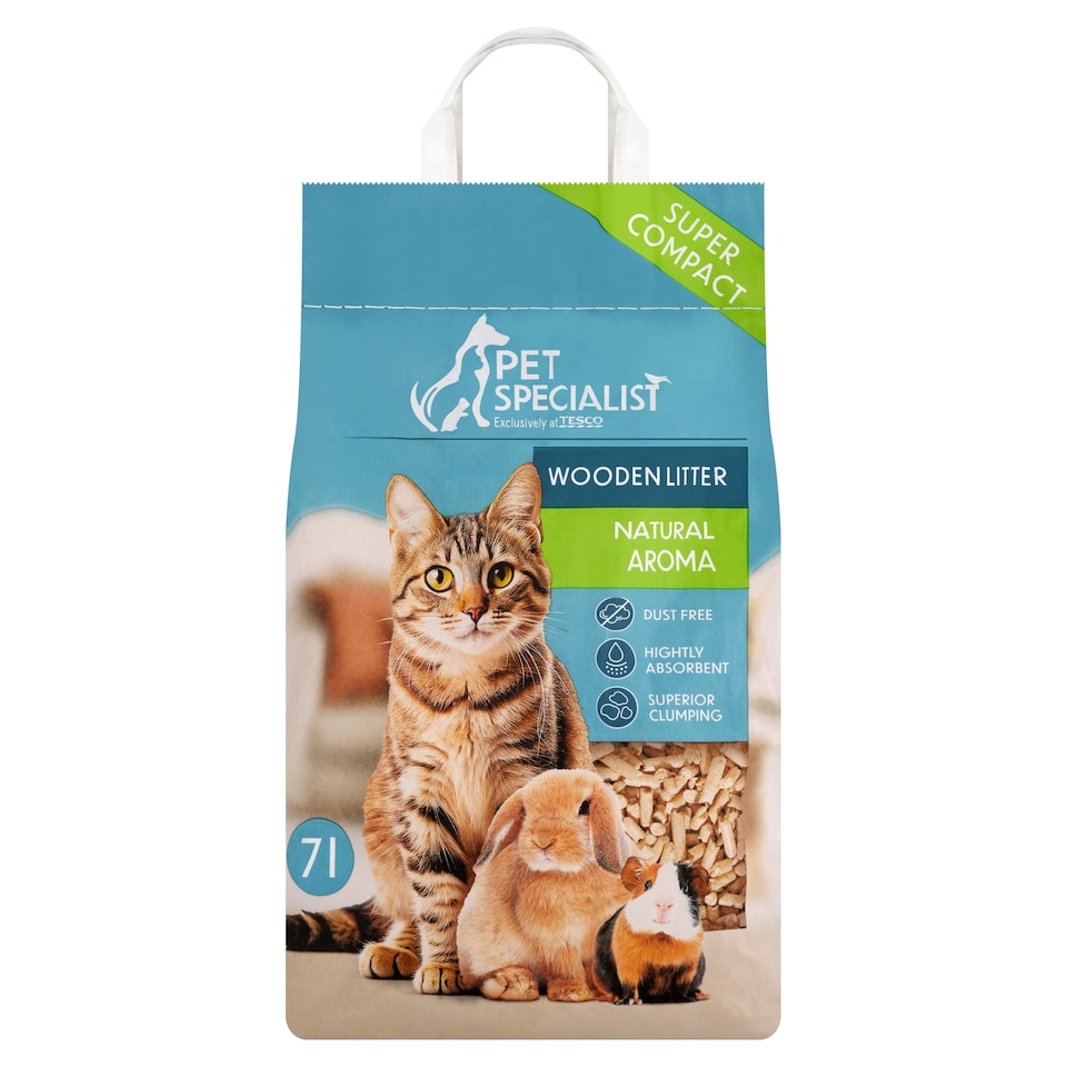Pet Specialist Natural Aroma dřevěné stelivo 7l