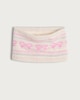image 2 of F&F Girls 3-Piece Knitted Snood, Gloves and Hat Set in Pink