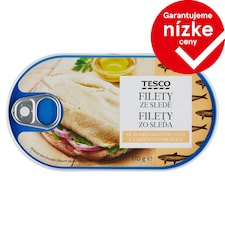 Tesco Filety zo sleďa v slnečnicovom oleji 170 g