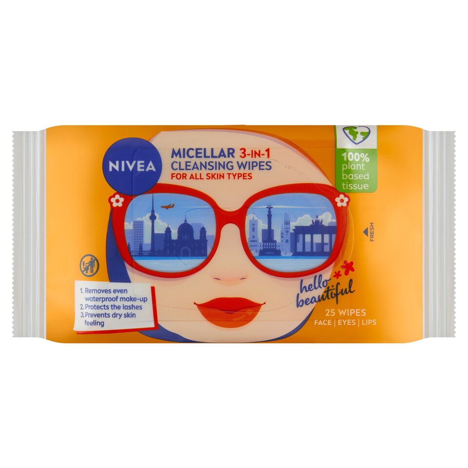 image 1 of Nivea Micellar Cleansing Wipes 3in1 25 pcs