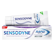 Sensodyne Rapid Relief Whitening Toothpaste with Fluoride 75ml