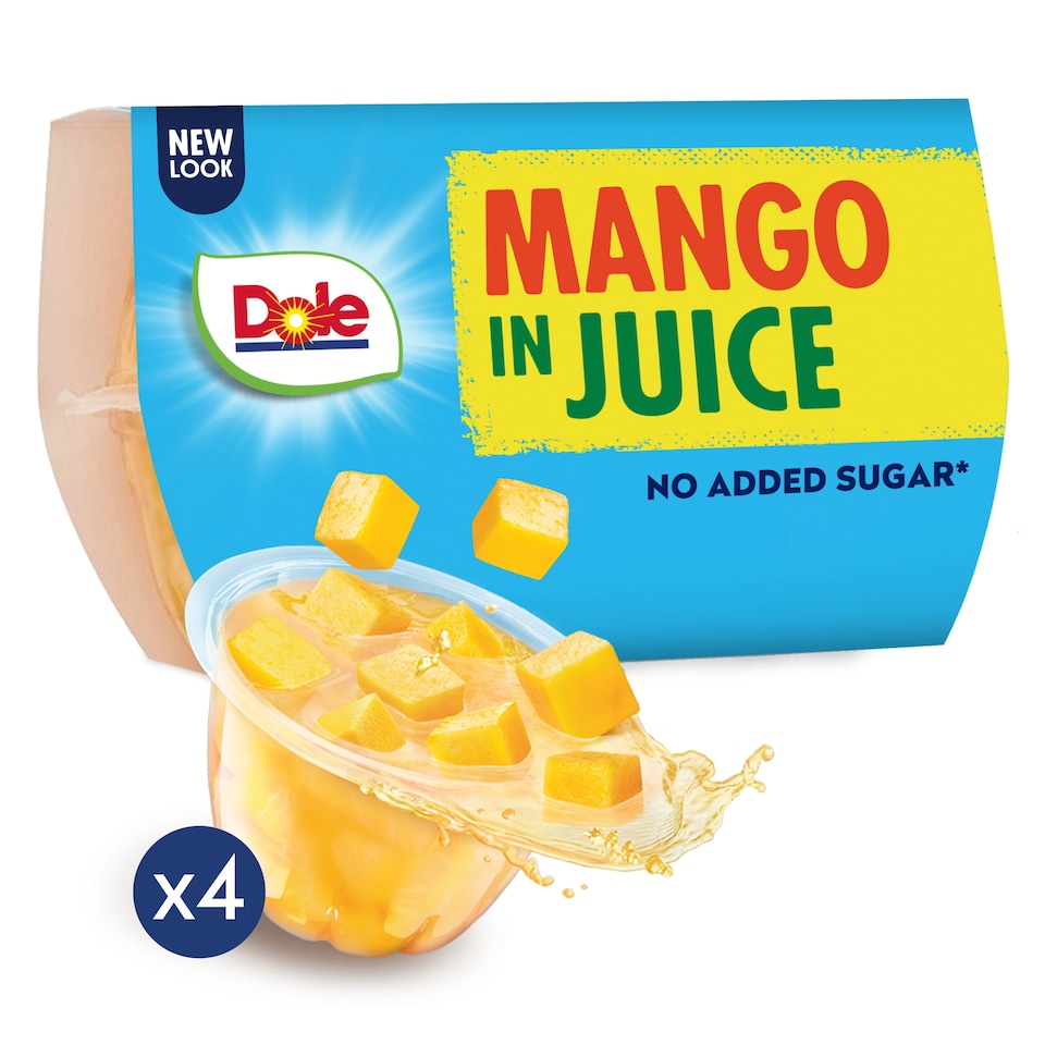 Dole Mango in Juice 4 x 113g