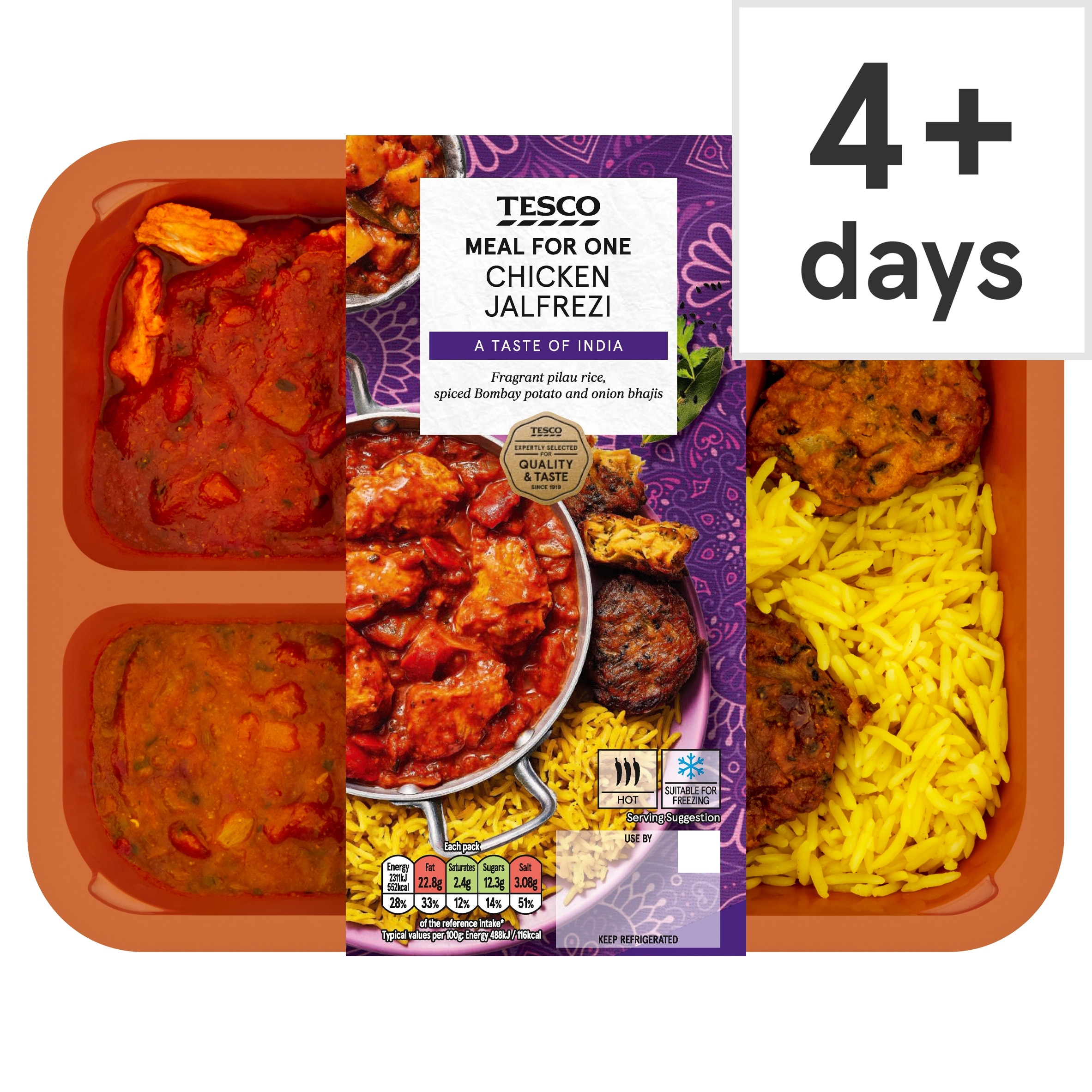 Tesco Meal For One Chicken Jalfrezi 500g