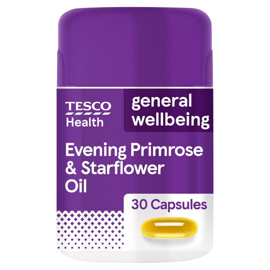 Tesco Evening Primrose Oil Plus Starflower X 30 Tesco Groceries