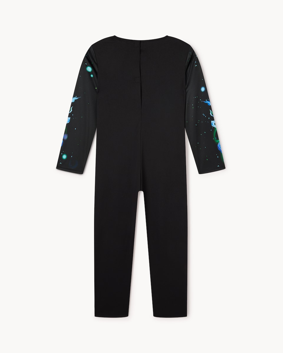 image 1 of F&F Boys X-Ray Skeleton Fancy Dress Costume in Blue