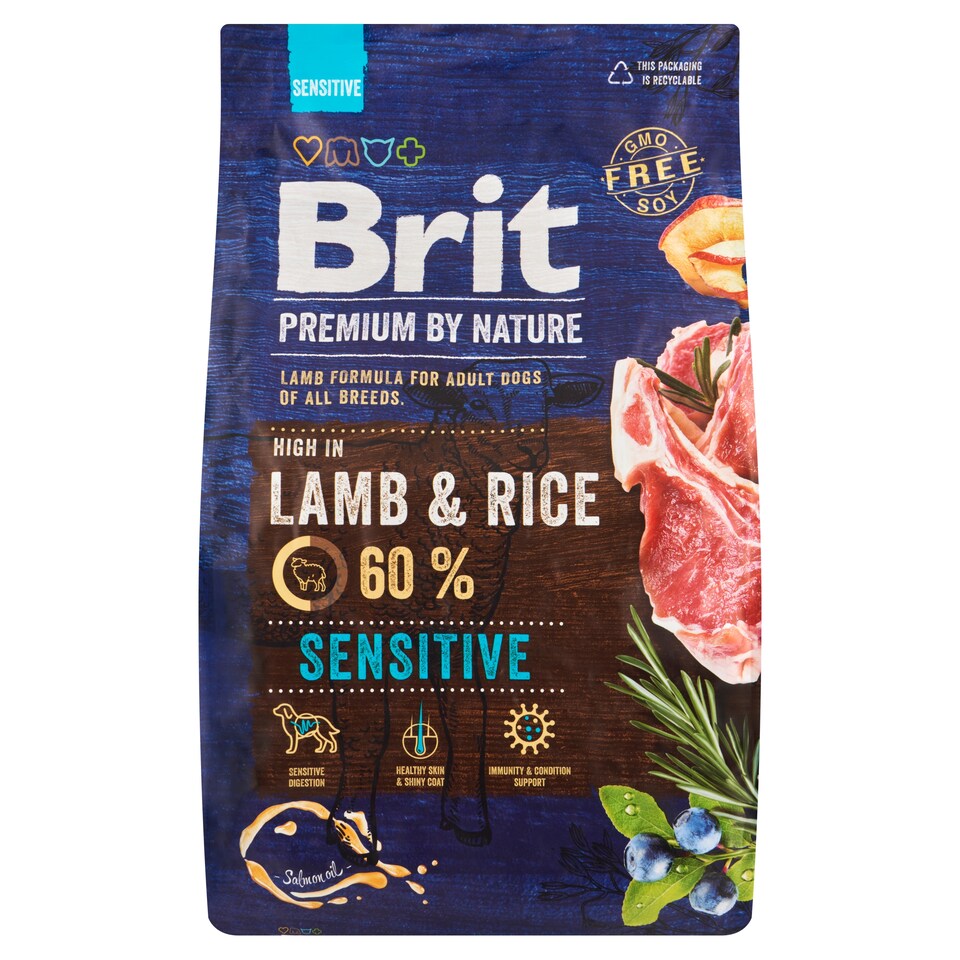 Brit Premium by Nature Sensitive Lamb kompletní krmivo pro psy 3kg