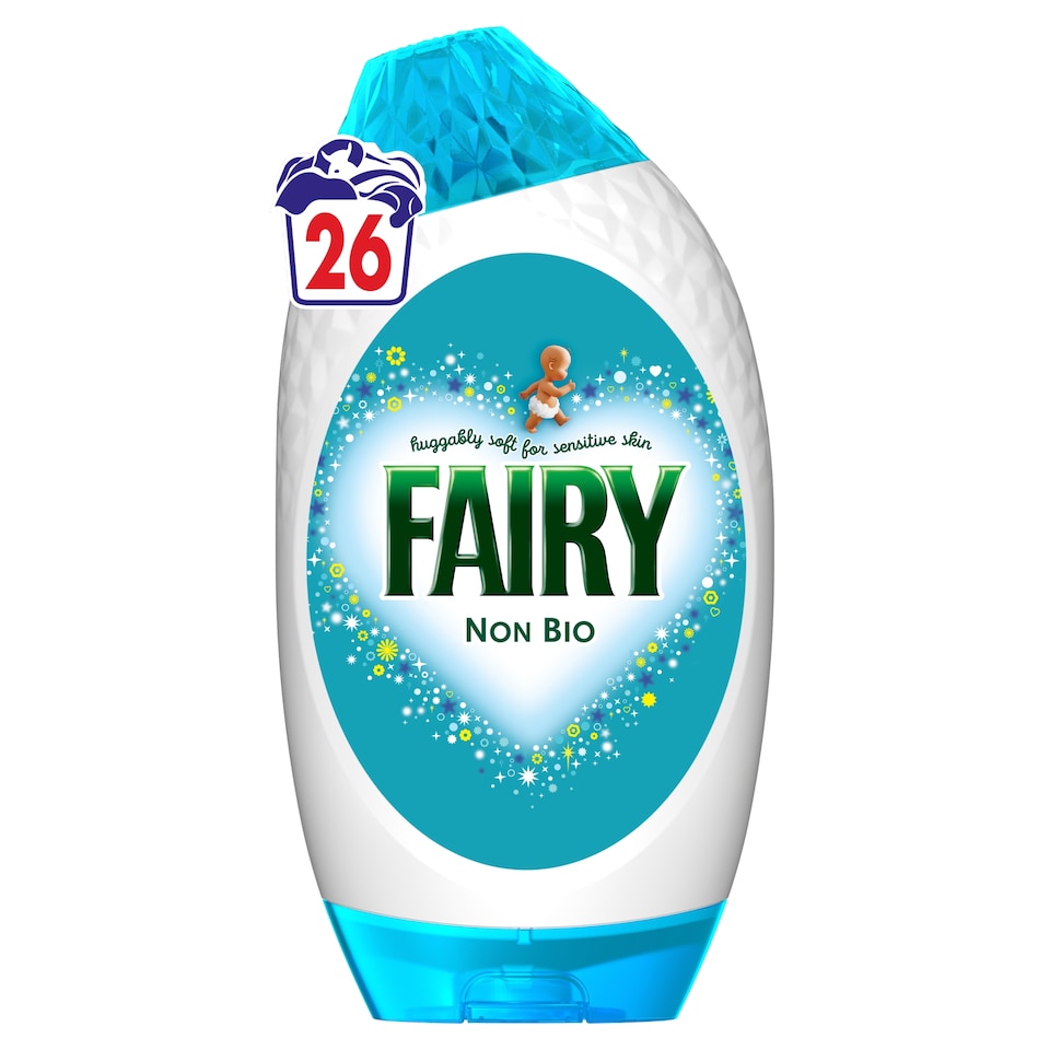 image 1 of Fairy Non Bio Washing Gel 26 Washes 858ml
